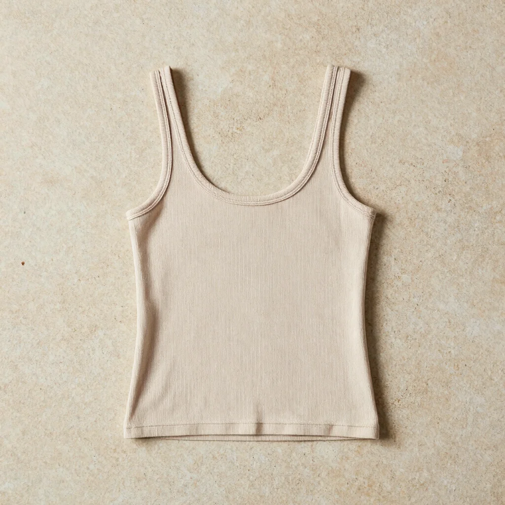 Ribbed Cotton Tank