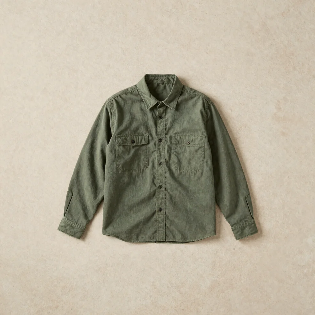 Cotton Utility Overshirt